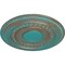 Ekena Millwork Oldham Ceiling Medallion (Fits Canopies up to 8 5/8"), 18"OD x 1 1/4"P, Copper Green Patina CM18OLCGS - alternate 3